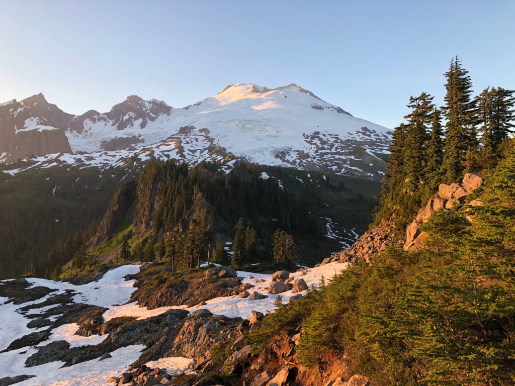 Mt Baker at Sunset. Photo by Griggs Domler.
