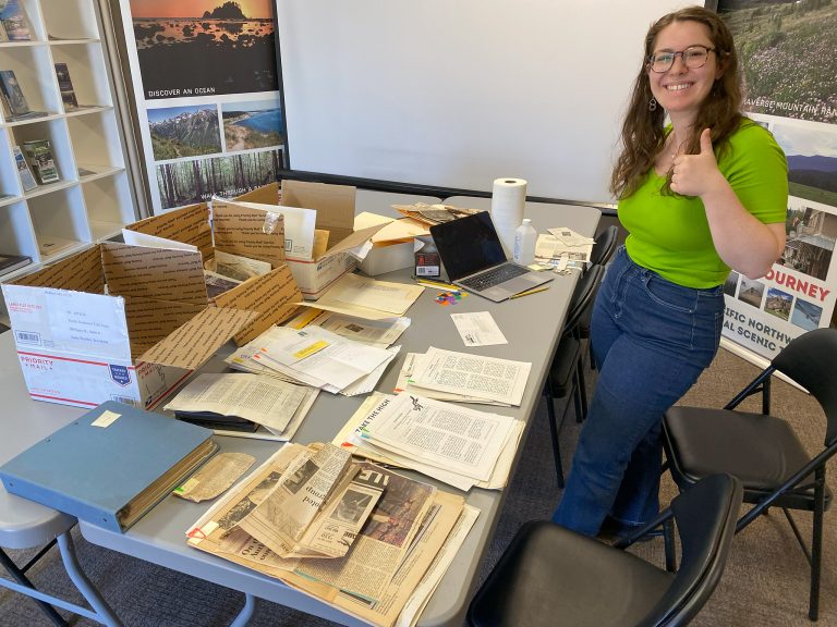 PNTA Historical Archive Intern Hannah Morrison