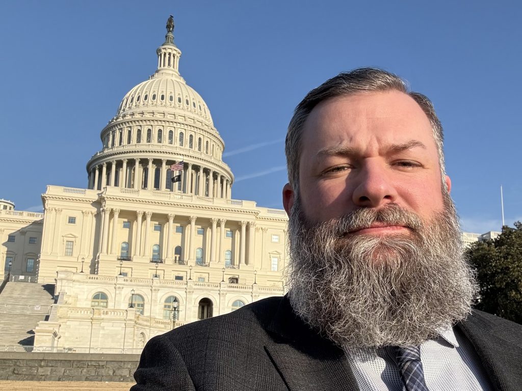 PNTA Executive Director in the United States Capitol in 2025.